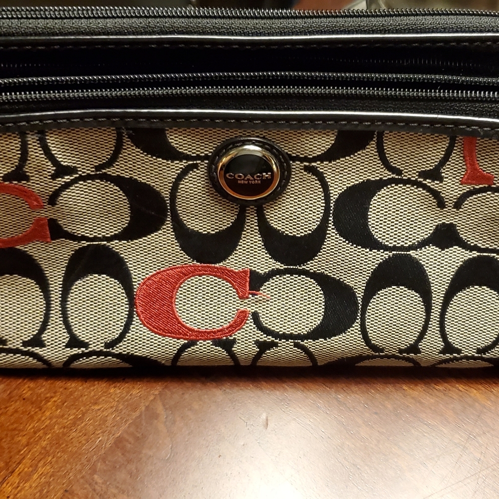 Coach signature wallet